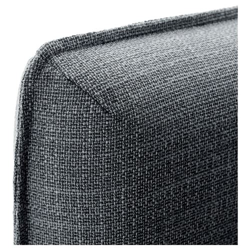 IKEA - VALLENTUNA, seating unit with bed, hillared dark grey