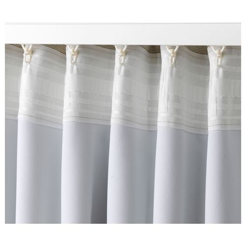 IKEA - VILBORG, karartma perde/2 kanat, bej, 145x300 cm
