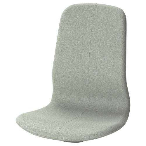 IKEA - LANGFJALL, çalışma sandalyesi oturma yeri, gunnared açık yeşil, 54x59 cm