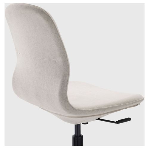 IKEA - LANGFJALL, çalışma sandalyesi, gunnared bej-siyah