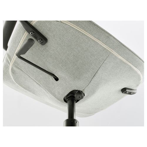 IKEA - LANGFJALL, office chair, Gunnared light green-black