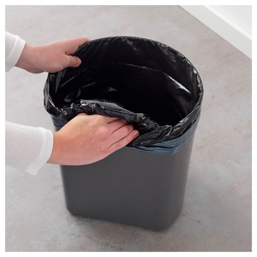 IKEA - SNAPP, çöp kutusu, beyaz, 12 lt