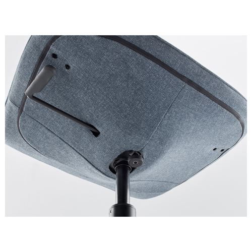 IKEA - LANGFJALL, çalışma sandalyesi, gunnared mavi-siyah