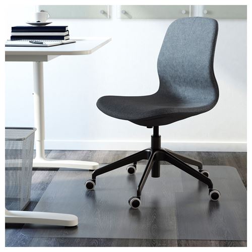 IKEA - LANGFJALL, çalışma sandalyesi, gunnared mavi-siyah