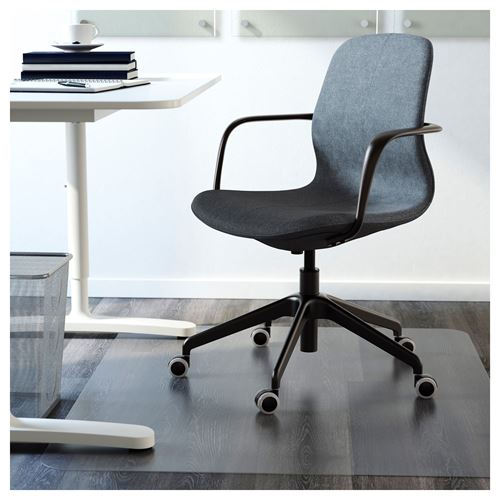 IKEA - LANGFJALL, çalışma sandalyesi, gunnared mavi-siyah