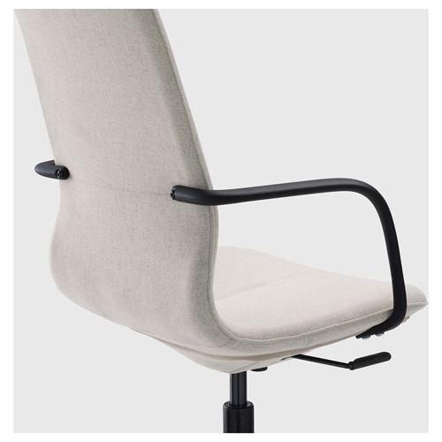 IKEA - LANGFJALL, office chair, gunnared beige-black