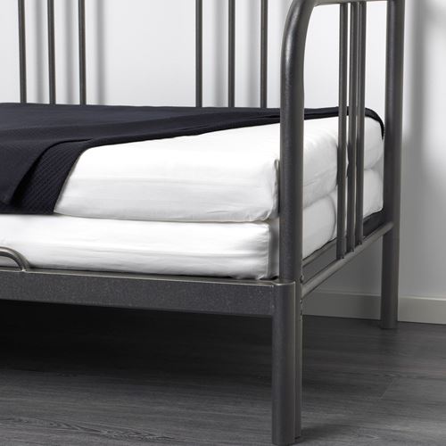 IKEA - FYRESDAL/VANNAREID, day-bed, black, 80x200 cm