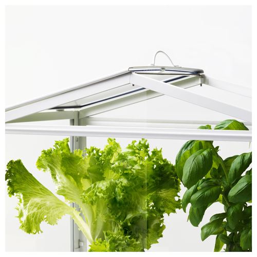 IKEA - SOCKER, sera, beyaz-cam, 45x22x35 cm