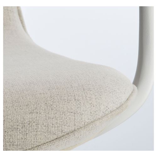 IKEA - LANGFJALL, office chair, gunnared beige-white