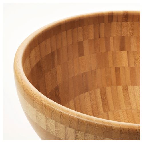 IKEA - BLANDA MATT, serving bowl, bamboo, 28 cm