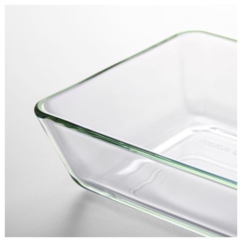 IKEA - MIXTUR, oven/serving dish, glass, 27x18 cm