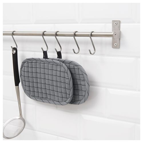 IKEA - GRUNDTAL, hook, stainless steel, 7 cm