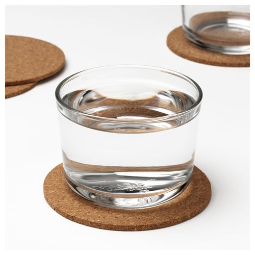 IKEA - AVSKILD, bardak altlığı, mantar, 10 cm