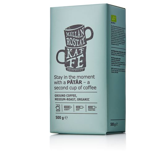 IKEA - PATAR, medium roasted organic ground coffee, 500 gr