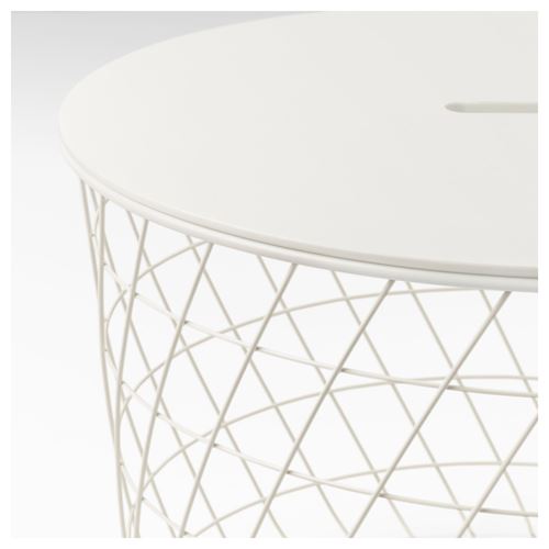 IKEA - KVISTBRO, storage table, white, 61 cm