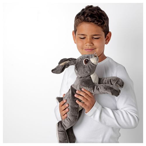 IKEA - VANDRING, yumuşak oyuncak, gri, 40 cm