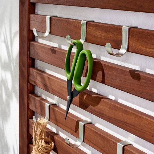 IKEA - APPLARÖ, duvar paneli ve bank, kahverengi, 80x44x158 cm