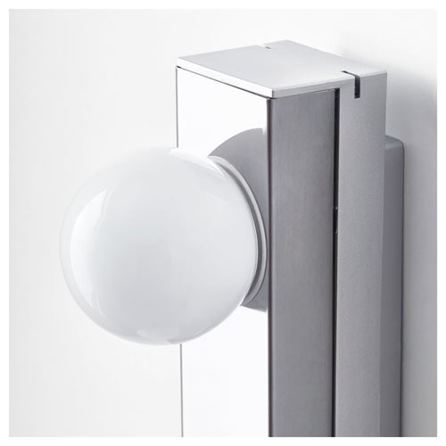 IKEA - LEDSJÖ, wall lamp, stainless steel