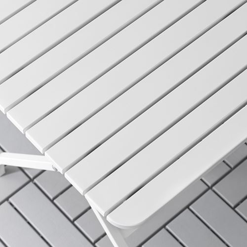 IKEA - MALARÖ, katlanabilir masa, beyaz, 80x62 cm