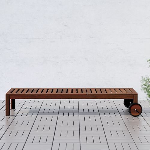 IKEA - APPLARÖ, şezlong, kahverengi