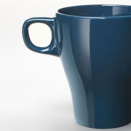 IKEA - FARGRIK, mug, navy blue, 25 cl