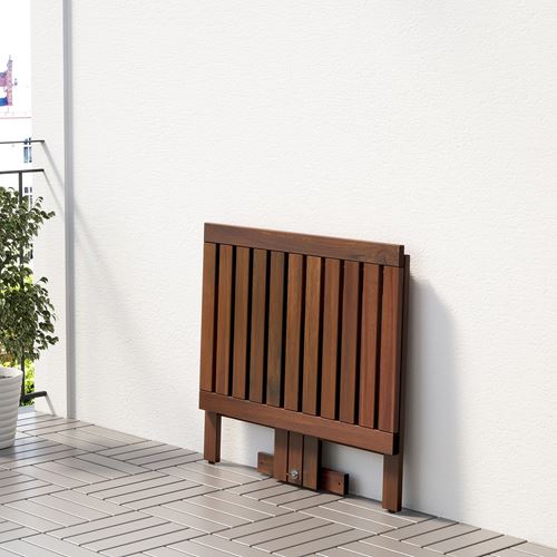 IKEA - APPLARÖ, katlanabilir masa, kahverengi, 80x56 cm
