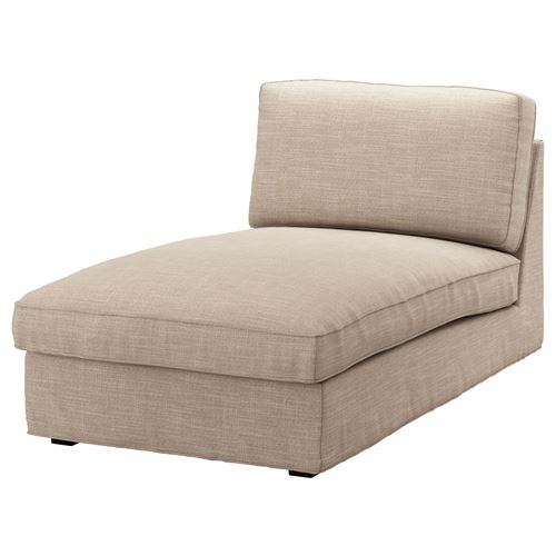 IKEA - KIVIK, uzanma koltuğu kılıfı, hillared bej