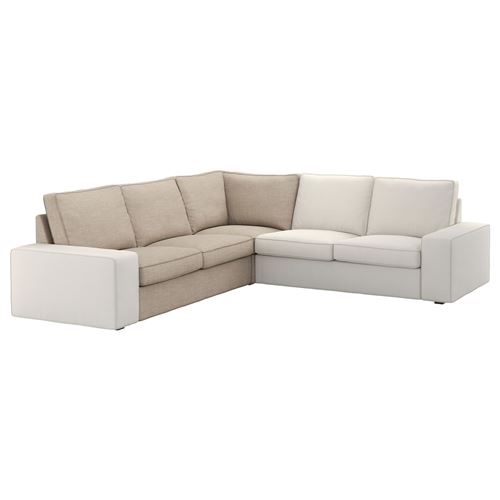 IKEA - KIVIK, corner sofa cover, hillared beige