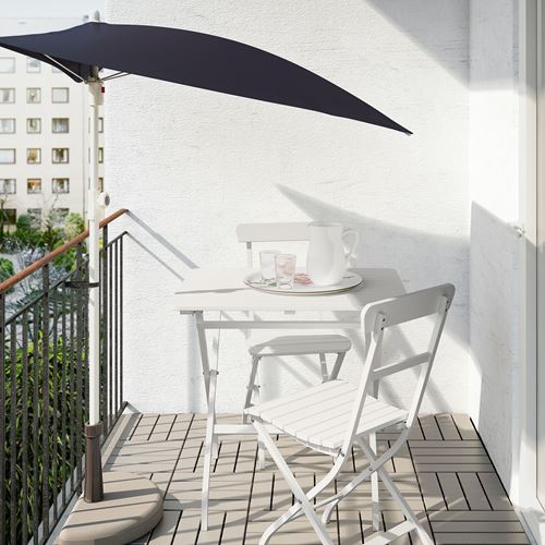 IKEA - MALARÖ, katlanabilir masa, beyaz, 80x62 cm