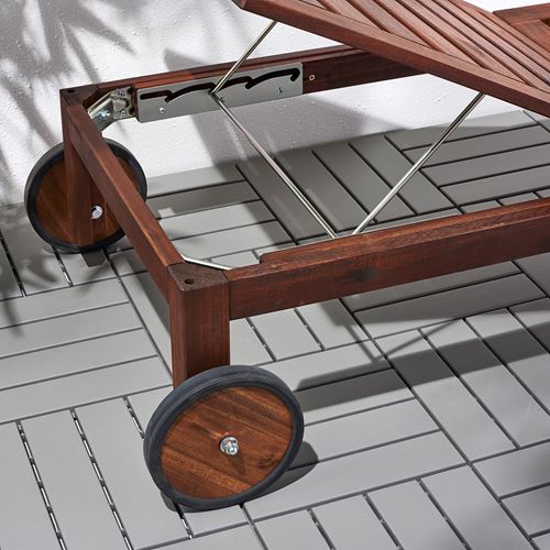 IKEA - APPLARÖ, şezlong, kahverengi