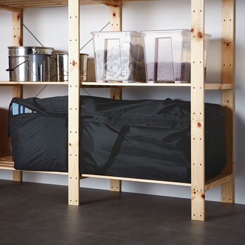 IKEA - TOSTERÖ, dış mekan mobilya kılıfı, siyah, 116x49 cm
