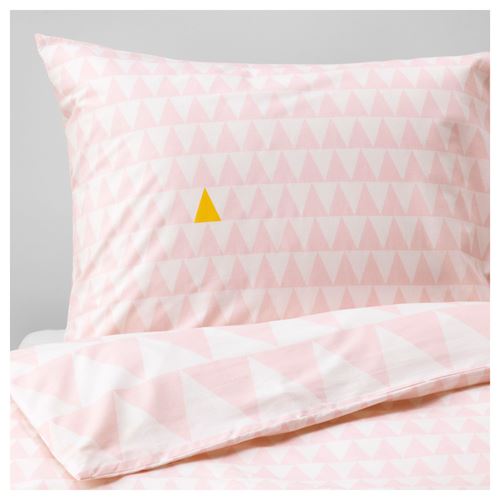 IKEA - STILLSAMT, kids' bedding set, light pink, 150x200/50x60 cm