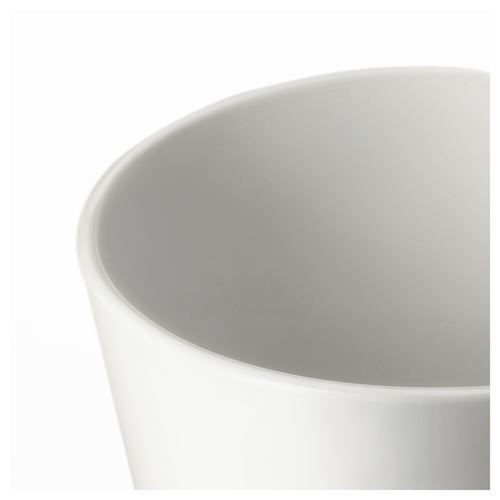 IKEA - MUSKOT, toprak saksı, beyaz, 15 cm