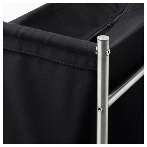 IKEA - GRUNDTAL, çamaşır sepeti, siyah, 70 lt