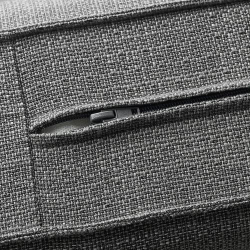 IKEA - KIVIK, uzanma koltuklu 3'lü kanepe, hillared antrasit