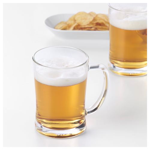 IKEA - MJÖD, beer tankard, glass, 60 cl