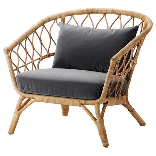 IKEA - STOCKHOLM, rattan koltuk, rattan