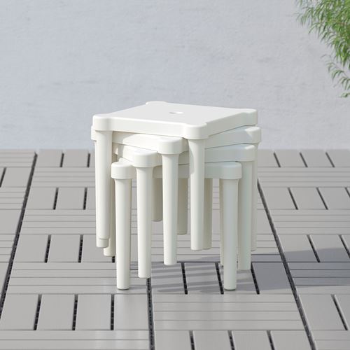 IKEA - UTTER, children's stool, white