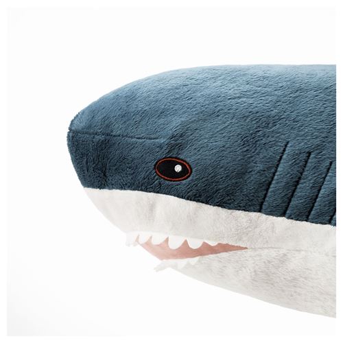 IKEA - BLAHAJ, soft toy, blue-white