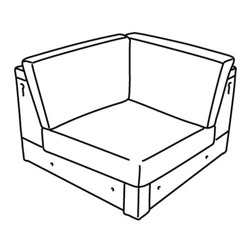 IKEA - VIMLE, corner frame