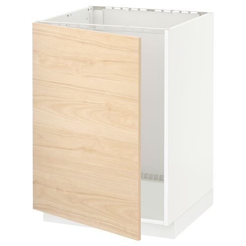 IKEA - METOD, sink cabinet, ASKERSUND light ash effect, 60x60 cm