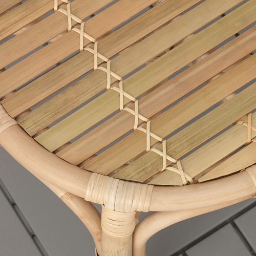 MASTHOLMEN, sehpa, rattan, 42x42 cm