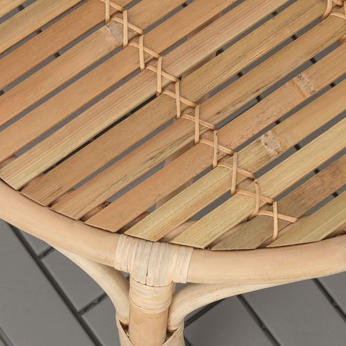 IKEA - MASTHOLMEN, bahçe sehpası, rattan, 68 cm