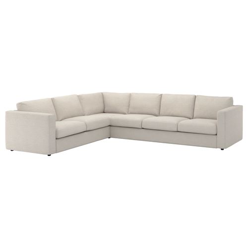 IKEA - VIMLE, 5-seat corner sofa, Gunnared beige