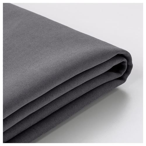 IKEA - SÖDERHAMN, 3'lü kanepe kılıfı, samsta koyu gri