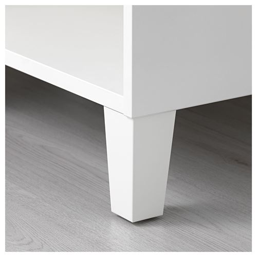 IKEA - LATTHET, leg, white, 11 cm