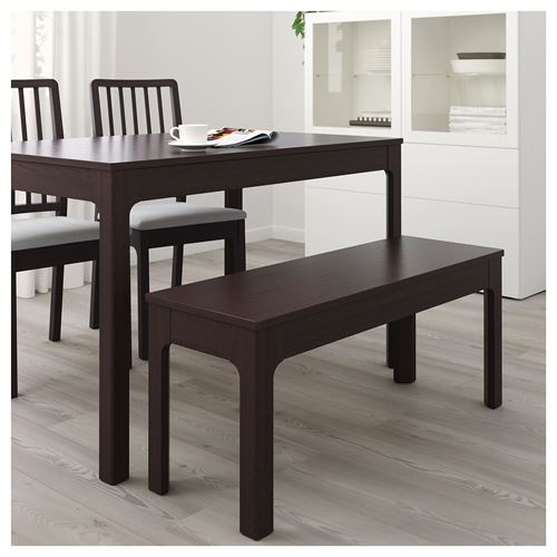 EKEDALEN darkbrown 105x36 cm bench - 40340762 | IKEA