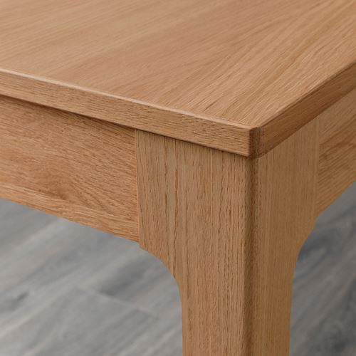 IKEA - EKEDALEN, extendable dining table, oak, seats 4-6