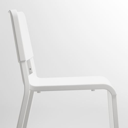 IKEA - TEODORES, plastic chair, white