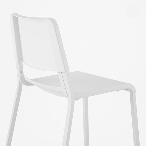 IKEA - TEODORES, plastic chair, white